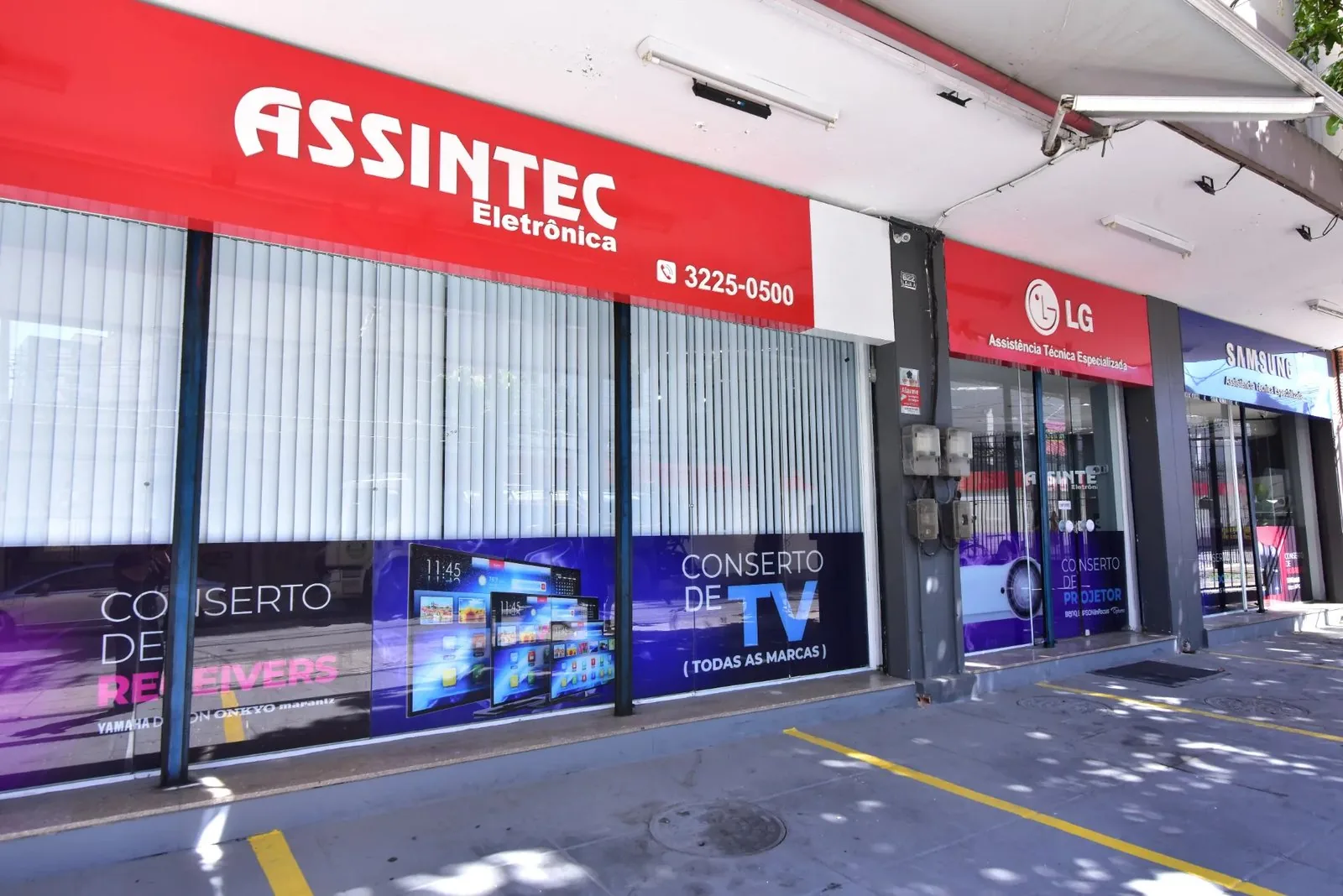 Fachada da Assintec Eletrônica no Cachambi